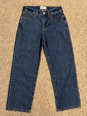 Boys Dark Blue Baggy Jeans